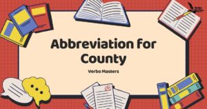 Abbreviation for County