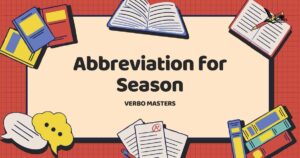 Abbreviation for Season