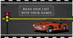 Road Sign List with Their Names